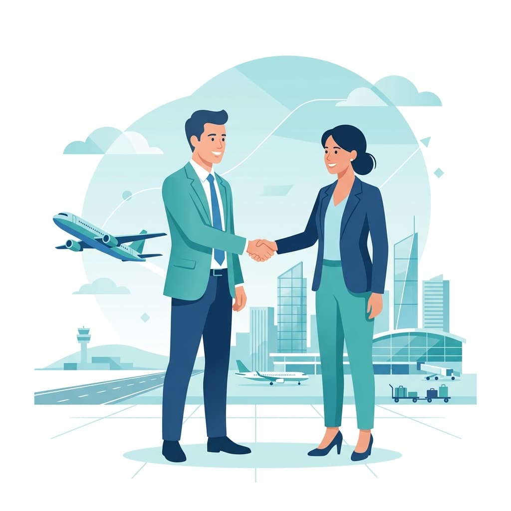 Claim Navigator B2B Partnership Illustration